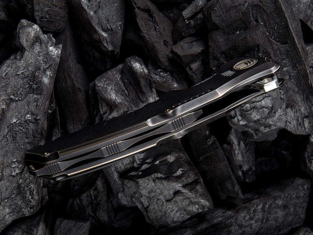 WE Knives CHIMERA - 814DS Damasteel Blade - Titanium Handle - True Talon