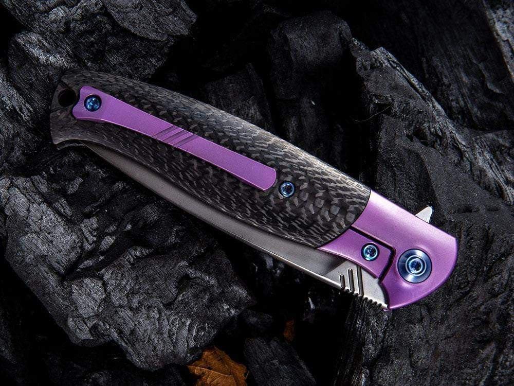 ** HERE NOW - BLACK MODEL ** WE Knives - 901 DEACON - M390 Blade - True Talon