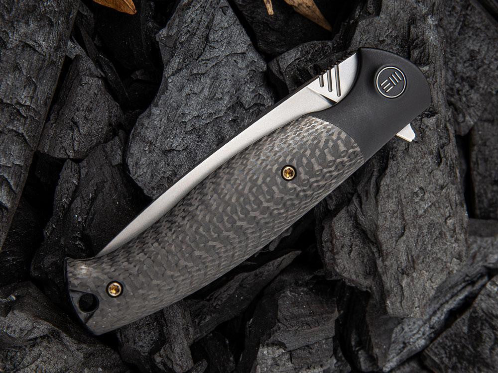** HERE NOW - BLACK MODEL ** WE Knives - 901 DEACON - M390 Blade - True Talon