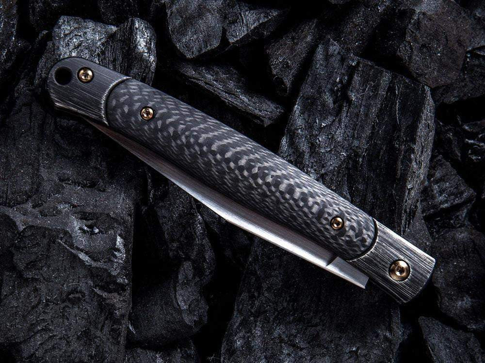 ** FLASH SALE ** WE Knives - 902 Gentry S35VN BLADE - CARBON FIBER HANDLE - SLIP JOINT - DISCONTINUED - True Talon