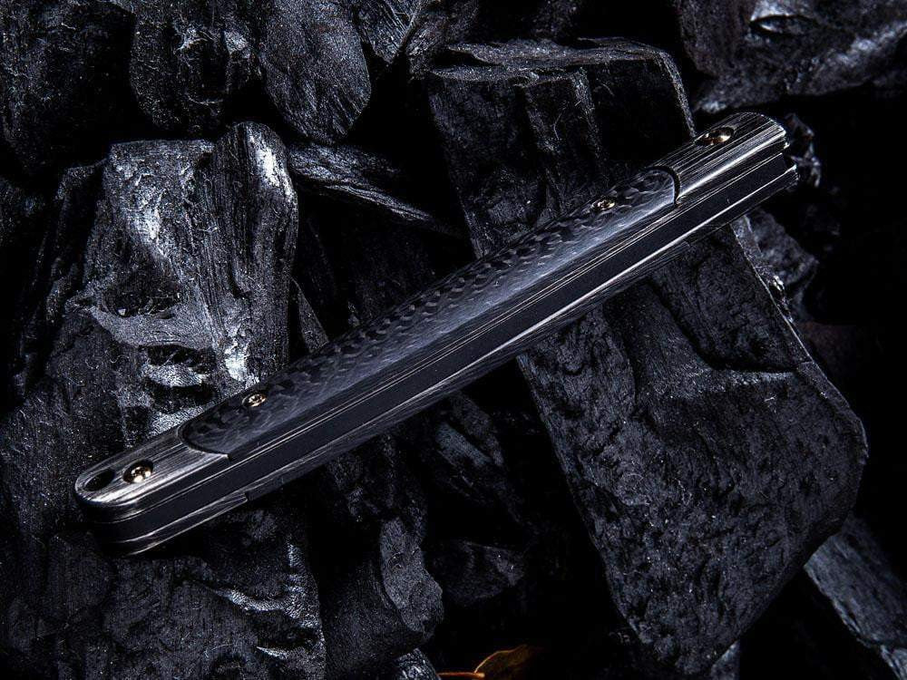 ** FLASH SALE ** WE Knives - 902 Gentry S35VN BLADE - CARBON FIBER HANDLE - SLIP JOINT - DISCONTINUED - True Talon