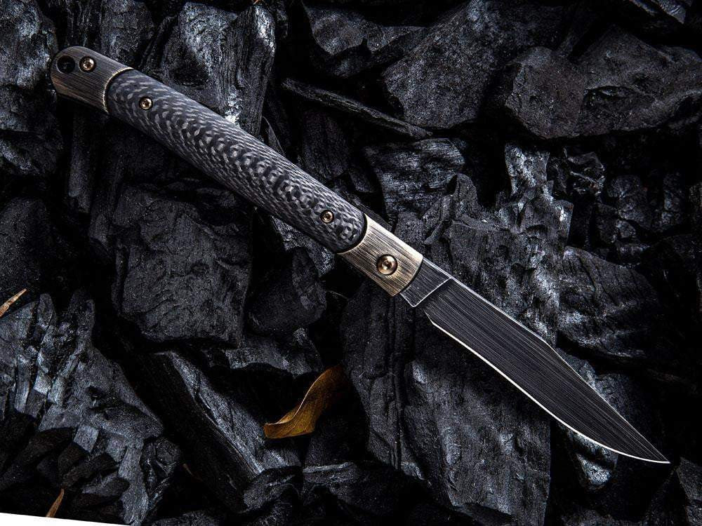 ** FLASH SALE ** WE Knives - 902 Gentry S35VN BLADE - CARBON FIBER HANDLE - SLIP JOINT - DISCONTINUED - True Talon