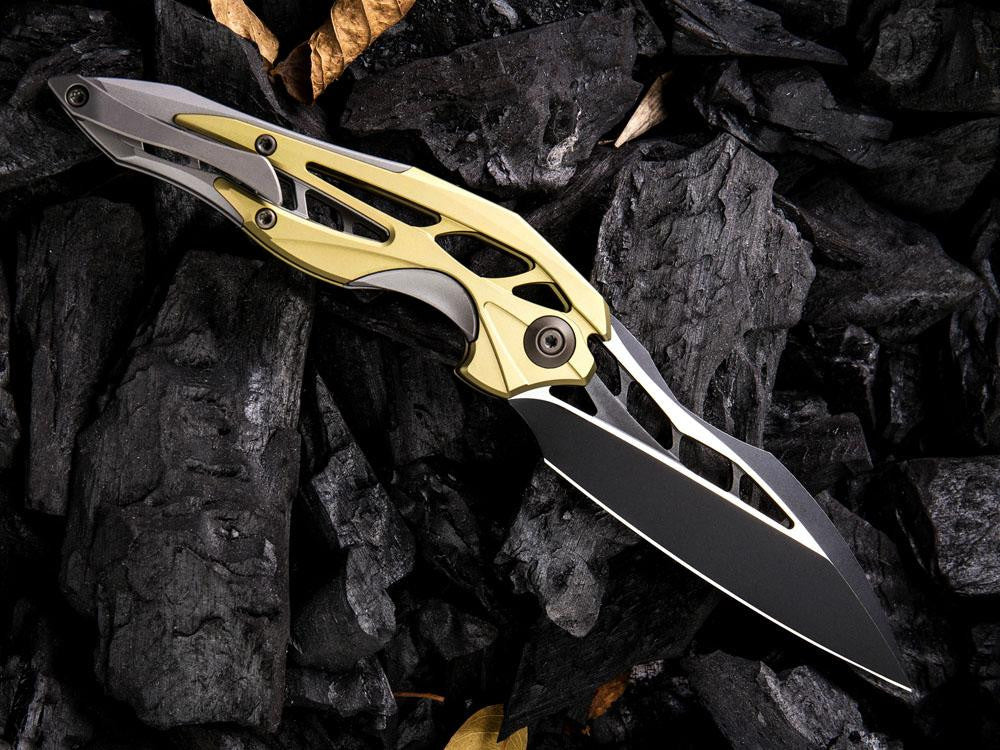 WE Knives ARRAKIS - 906 - M390 Blade - Titanium Handle - Various Color Models - True Talon