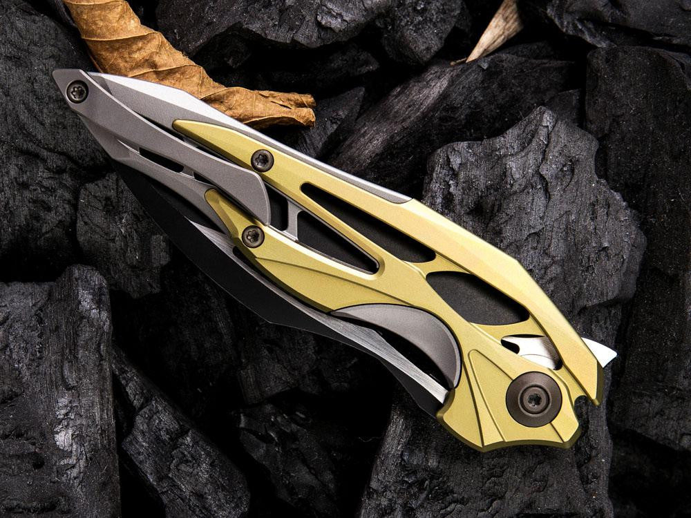 WE Knives ARRAKIS - 906 - M390 Blade - Titanium Handle - Various Color Models - True Talon