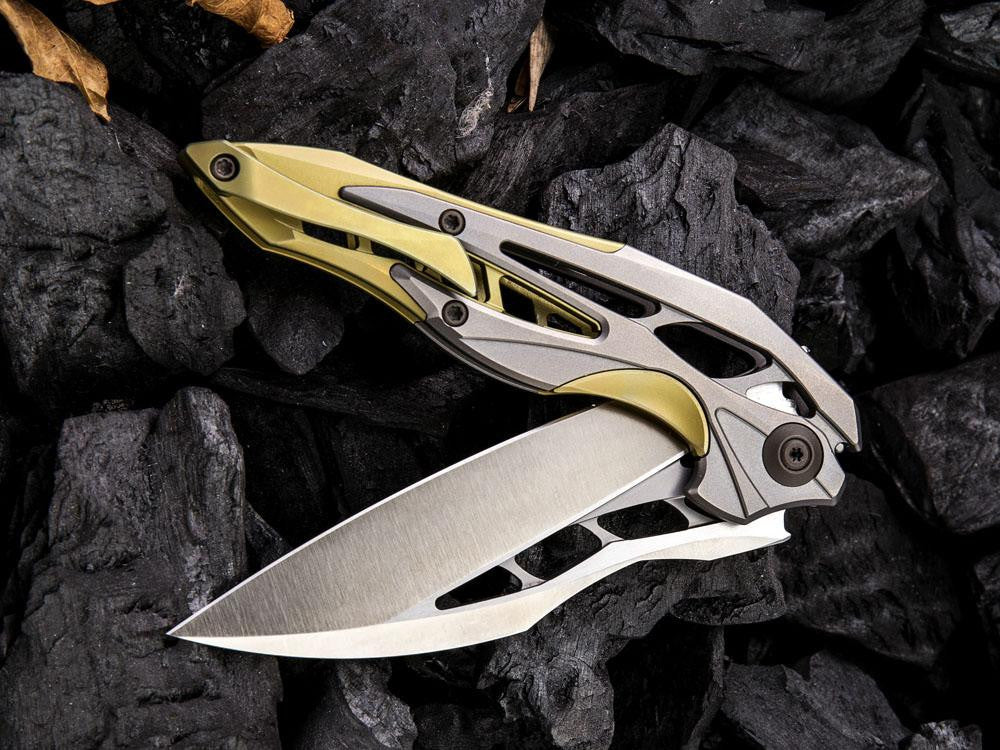 WE Knives ARRAKIS - 906 - M390 Blade - Titanium Handle - Various Color Models - True Talon