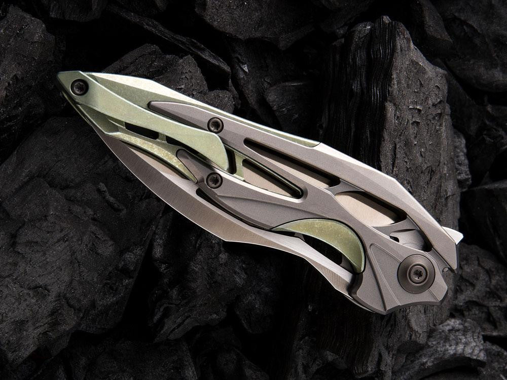 WE Knives ARRAKIS - 906 - M390 Blade - Titanium Handle - Various Color Models - True Talon