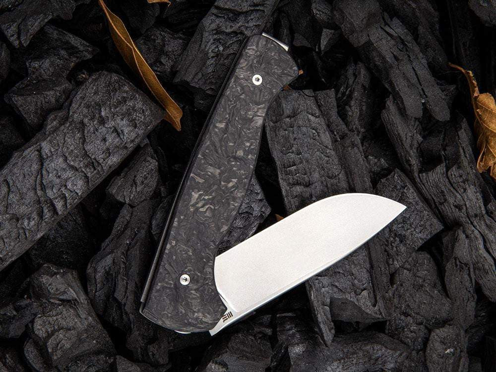 ** HERE NOW ** WE Knife - 925 MRF - S35VN Blade - Carbon Fiber Handle - Slip Joint - True Talon