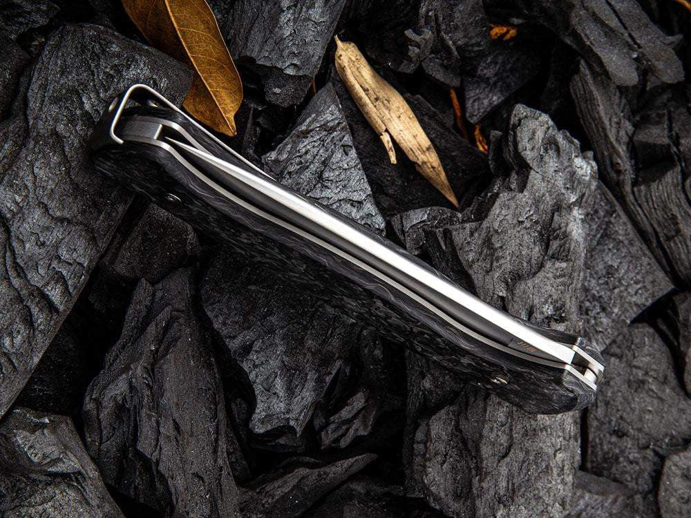 ** HERE NOW ** WE Knife - 925 MRF - S35VN Blade - Carbon Fiber Handle - Slip Joint - True Talon