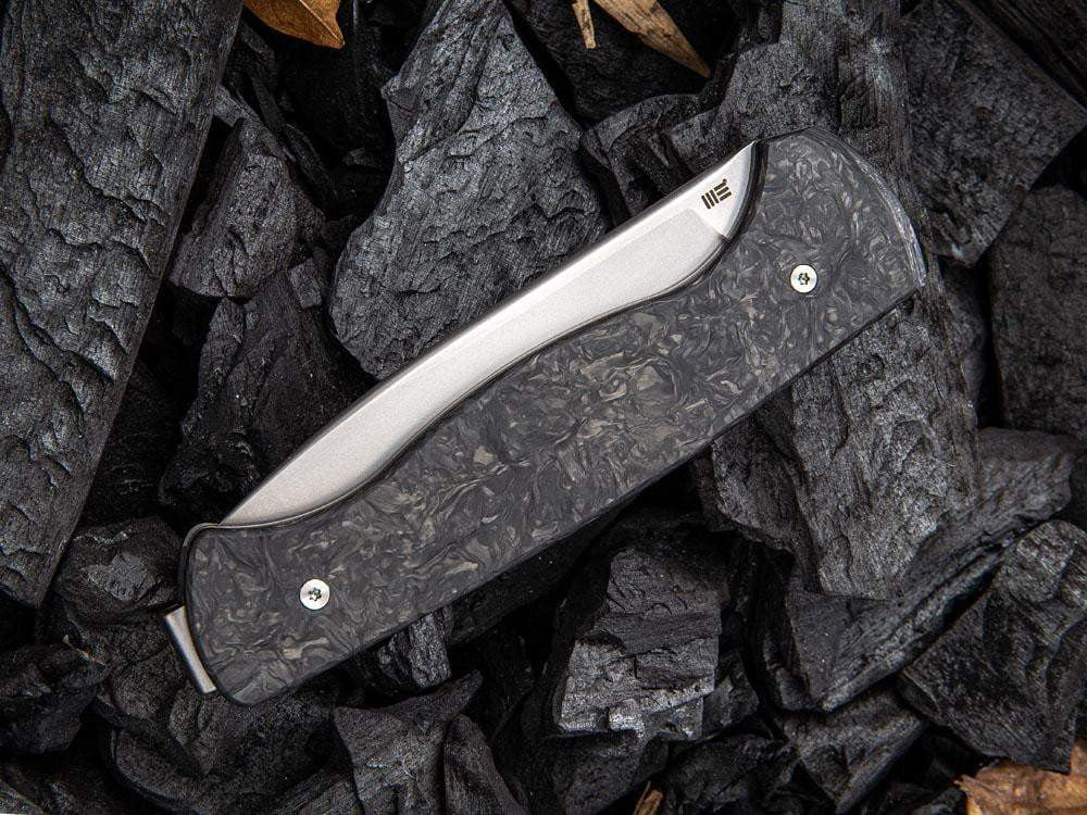 ** HERE NOW ** WE Knife - 925 MRF - S35VN Blade - Carbon Fiber Handle - Slip Joint - True Talon