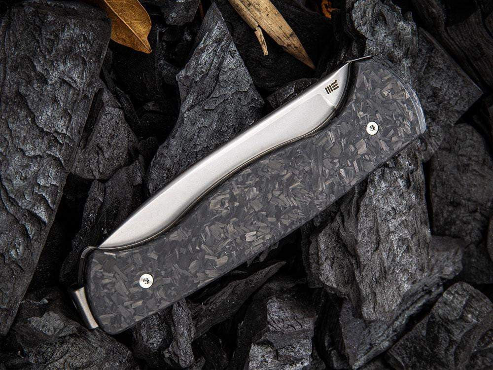 ** HERE NOW ** WE Knife - 925 MRF - S35VN Blade - Carbon Fiber Handle - Slip Joint - True Talon