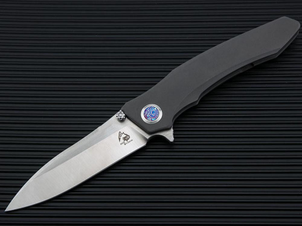 ** NOW HERE** Maxace AMBER II - M390 Blade - INTEGRAL HANDLE - ZIRMASCUS HIGHLIGHTS - True Talon