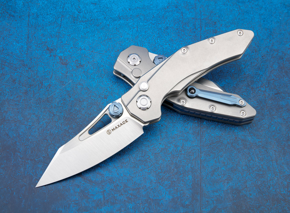 MAXACE BABYLON - M390 BLADE - BUTTON LOCK - MULTI ROW BEARINGS