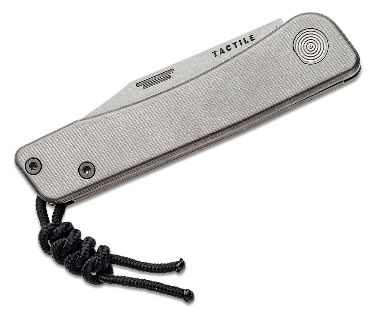 TACTILE KNIFE - BEXAR SLIP JOINT - MAGNACUT STEEL BLADE - 100% MADE IN THE USA + BEADS