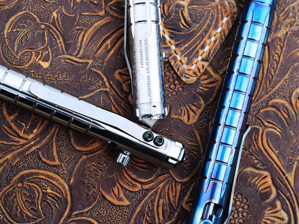 ** NOW HERE ** Blue Thunder 1 - Titanium Bolt Pen - Serial Numbered - True Talon