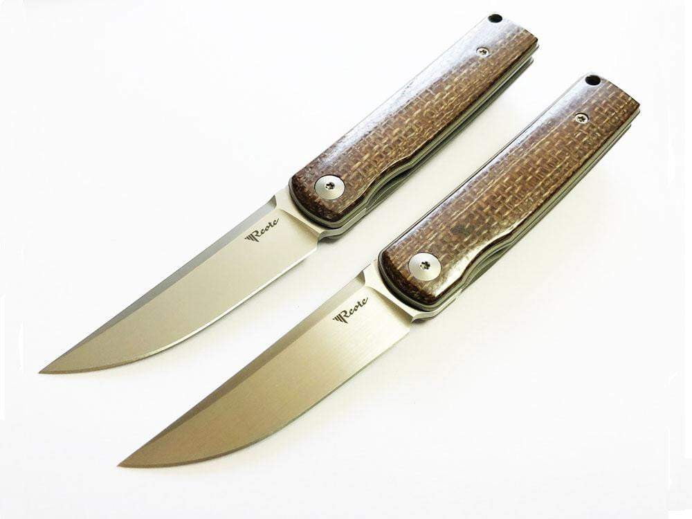 Reate Knives - BUSHIDO - 2.76 INCH M390 BLADE - TOP & FRONT FLIPPER - True Talon