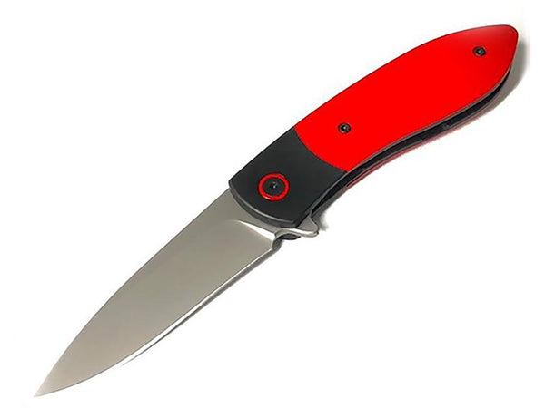 # ** HERE NOW ** OHLONE KNIVES - The BUTRON - 20CV Blade - Carbon Fiber or Red G10 Handle - True Talon