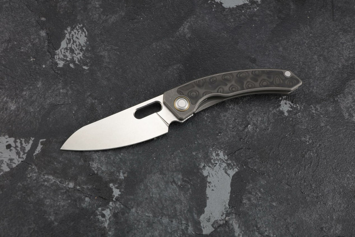 MAXACE BLACK MIRROR - M390 BLADE - CARBON FIBER OR FULL TI