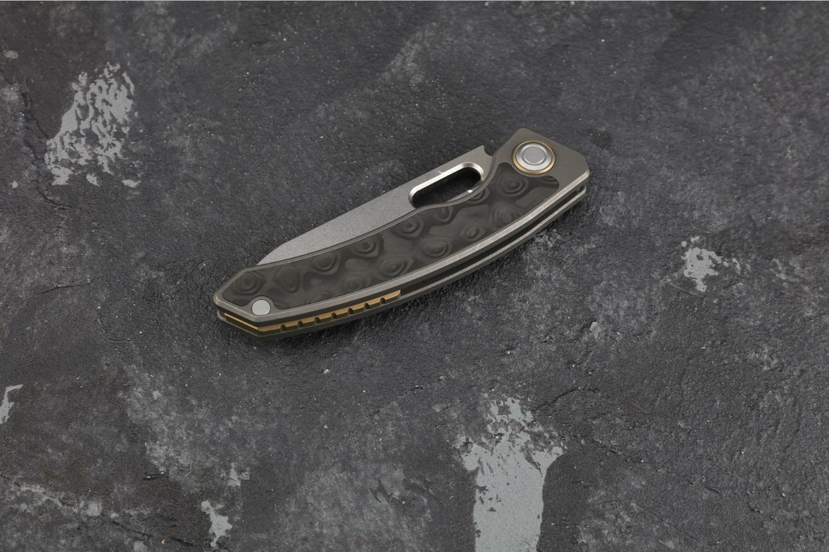 MAXACE BLACK MIRROR - M390 BLADE - CARBON FIBER OR FULL TI