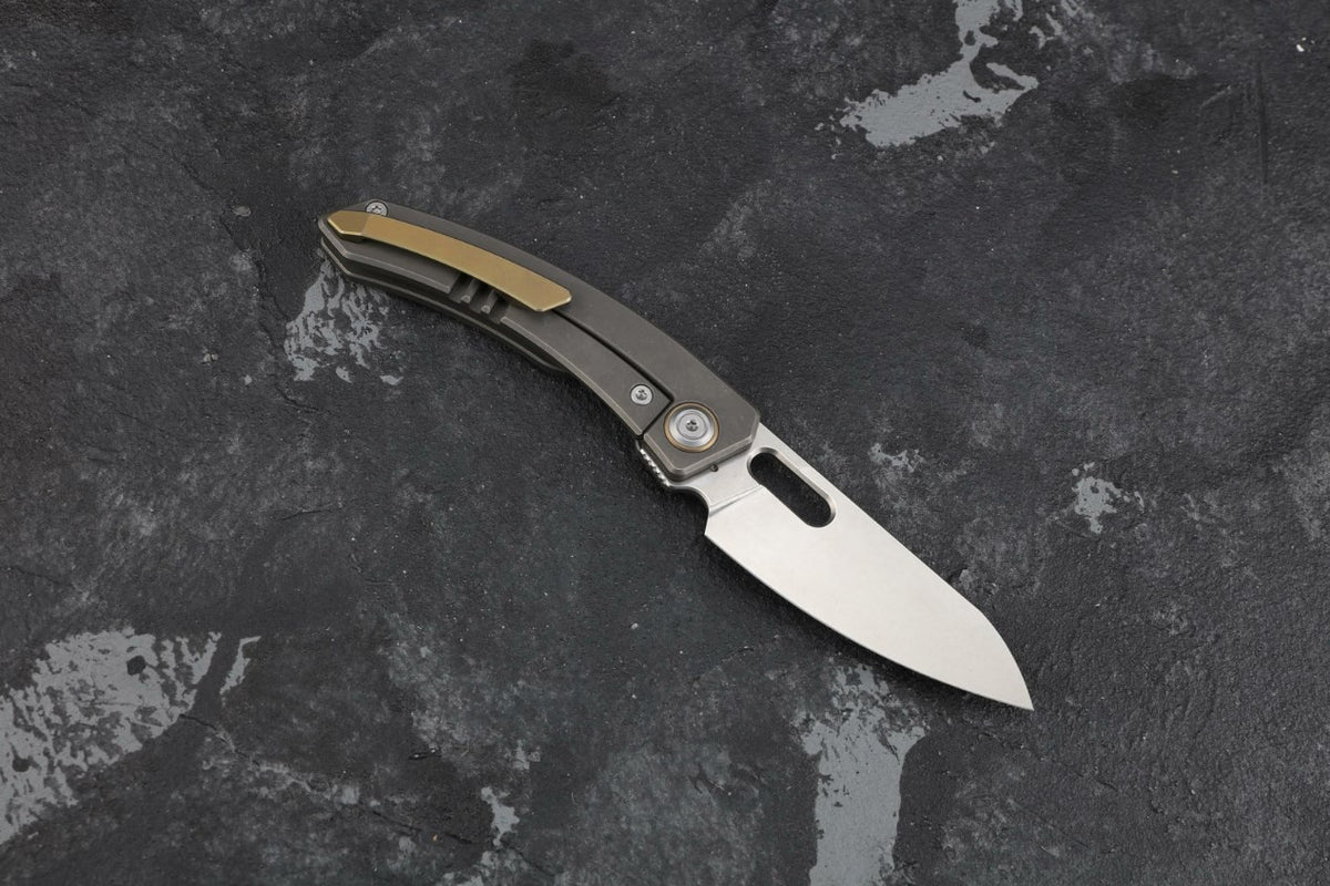 MAXACE BLACK MIRROR - M390 BLADE - CARBON FIBER OR FULL TI