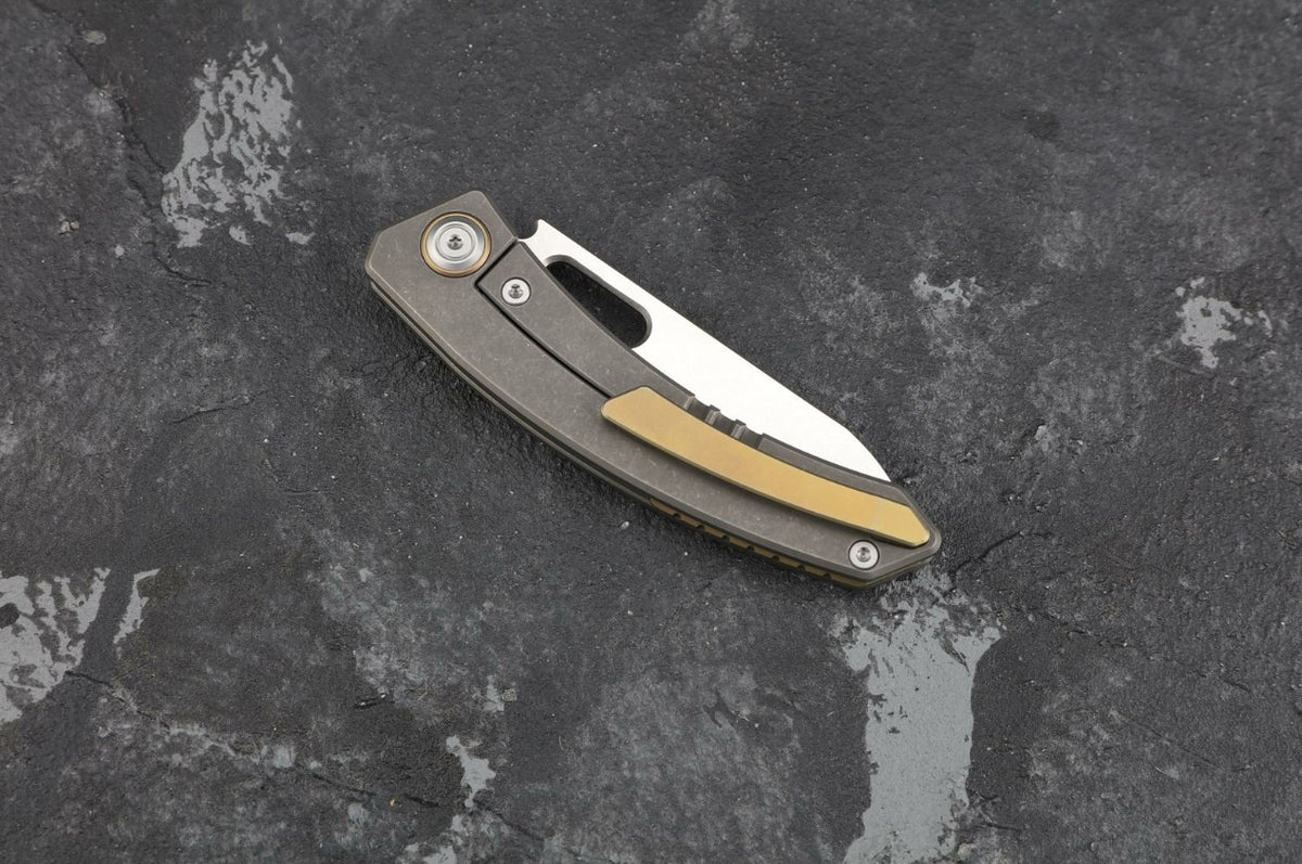 MAXACE BLACK MIRROR - M390 BLADE - CARBON FIBER OR FULL TI
