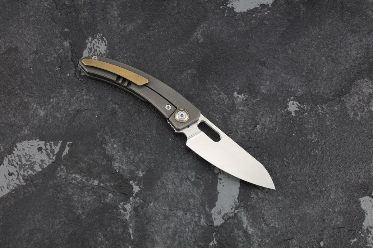MAXACE BLACK MIRROR - M390 BLADE - CARBON FIBER OR FULL TI