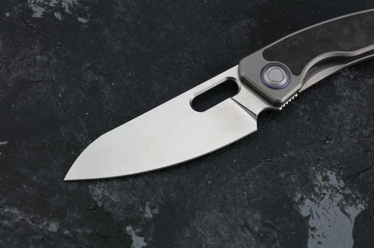 MAXACE BLACK MIRROR - M390 BLADE - CARBON FIBER OR FULL TI