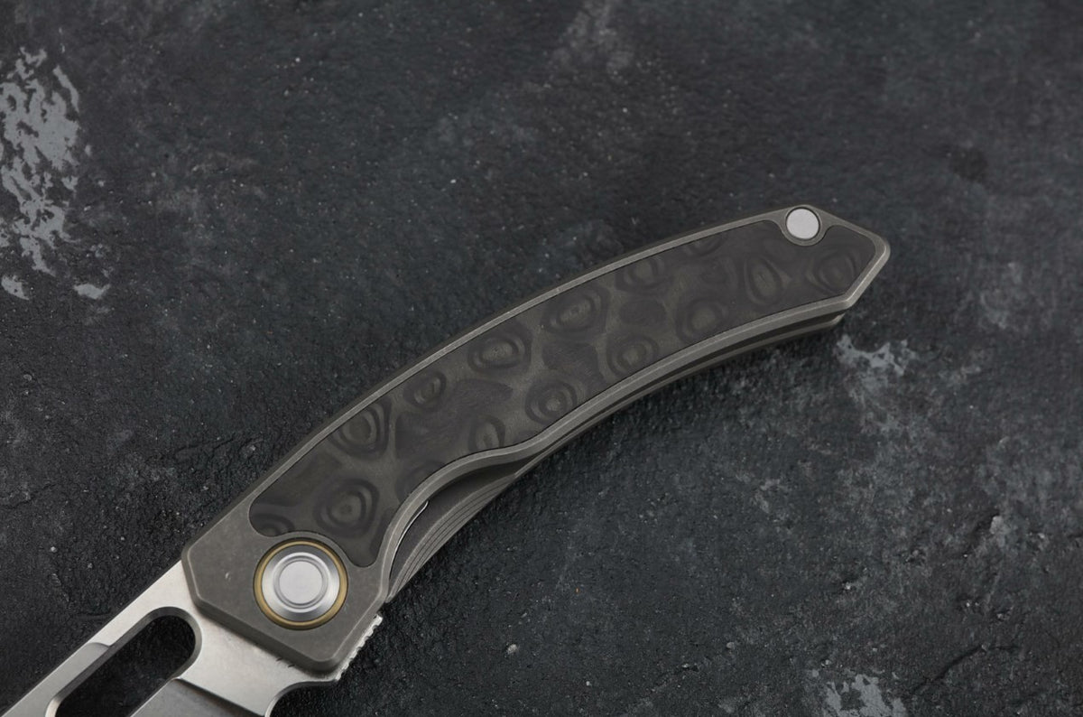 MAXACE BLACK MIRROR - M390 BLADE - CARBON FIBER OR FULL TI
