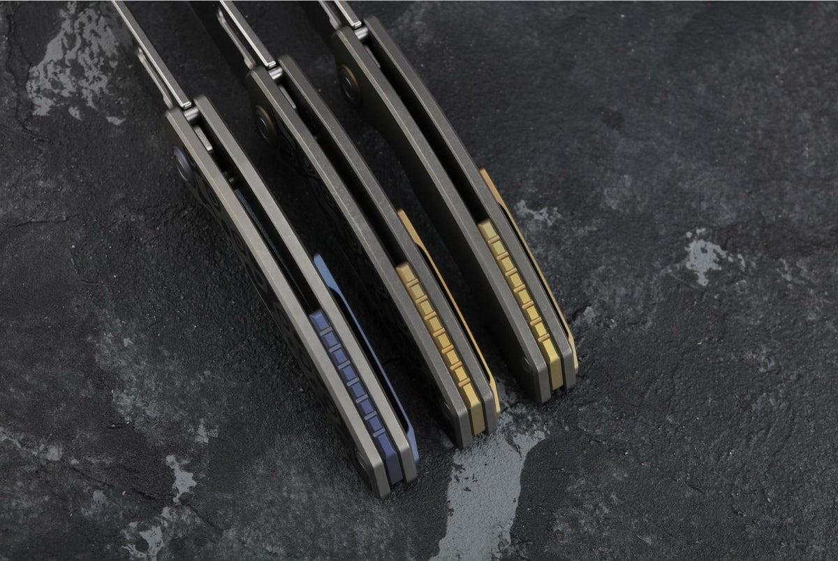MAXACE BLACK MIRROR - M390 BLADE - CARBON FIBER OR FULL TI