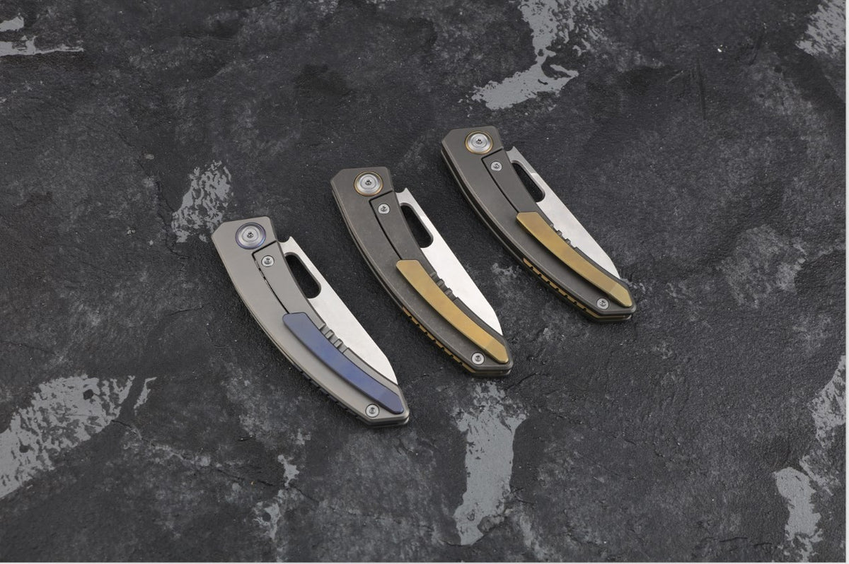 MAXACE BLACK MIRROR - M390 BLADE - CARBON FIBER OR FULL TI