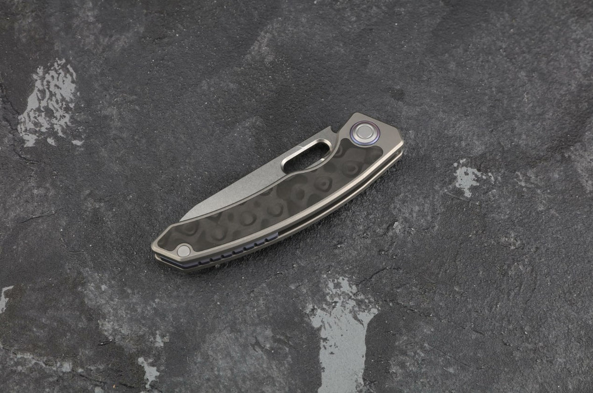 MAXACE BLACK MIRROR - M390 BLADE - CARBON FIBER OR FULL TI