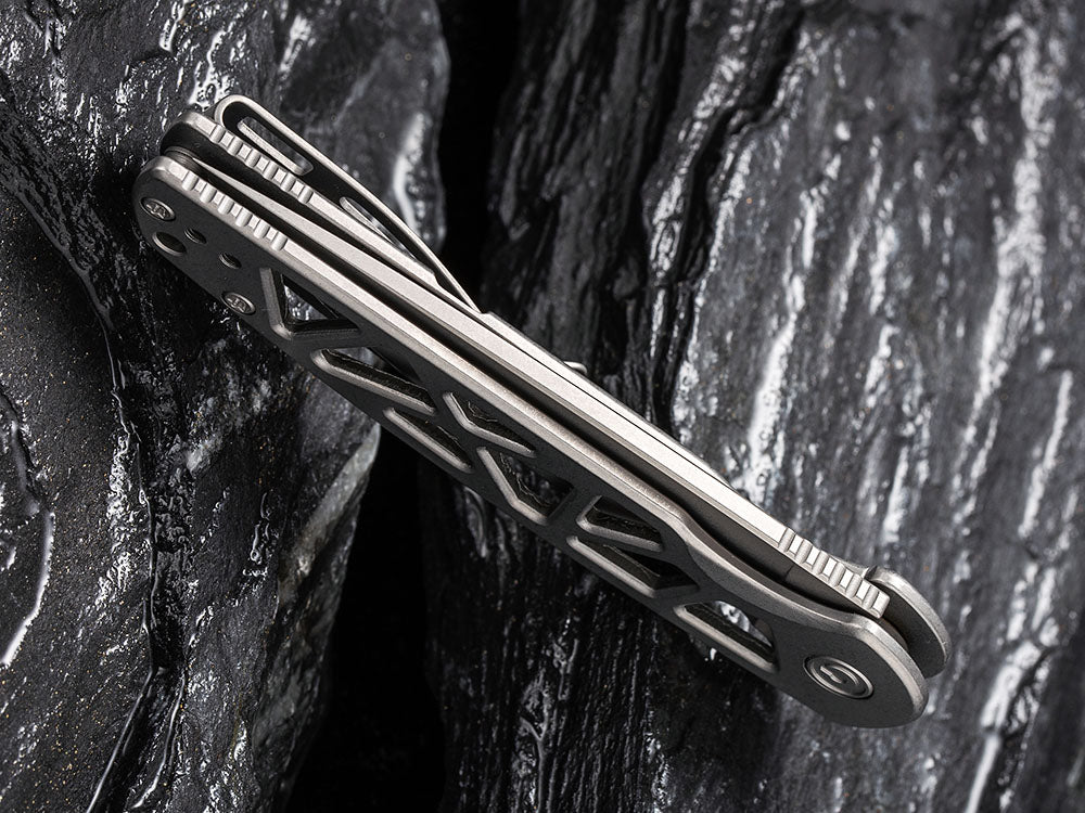 CIVIVI - C20006 PERF - NITRO-V Blade - Stainless Steel Handle