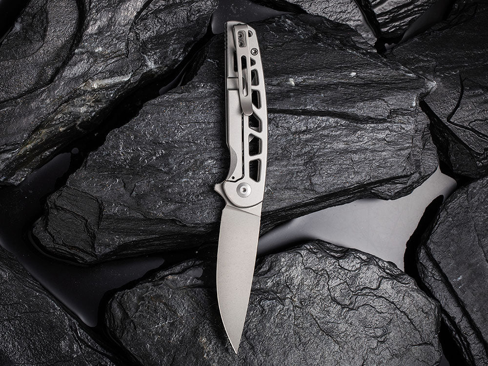 CIVIVI - C20006 PERF - NITRO-V Blade - Stainless Steel Handle