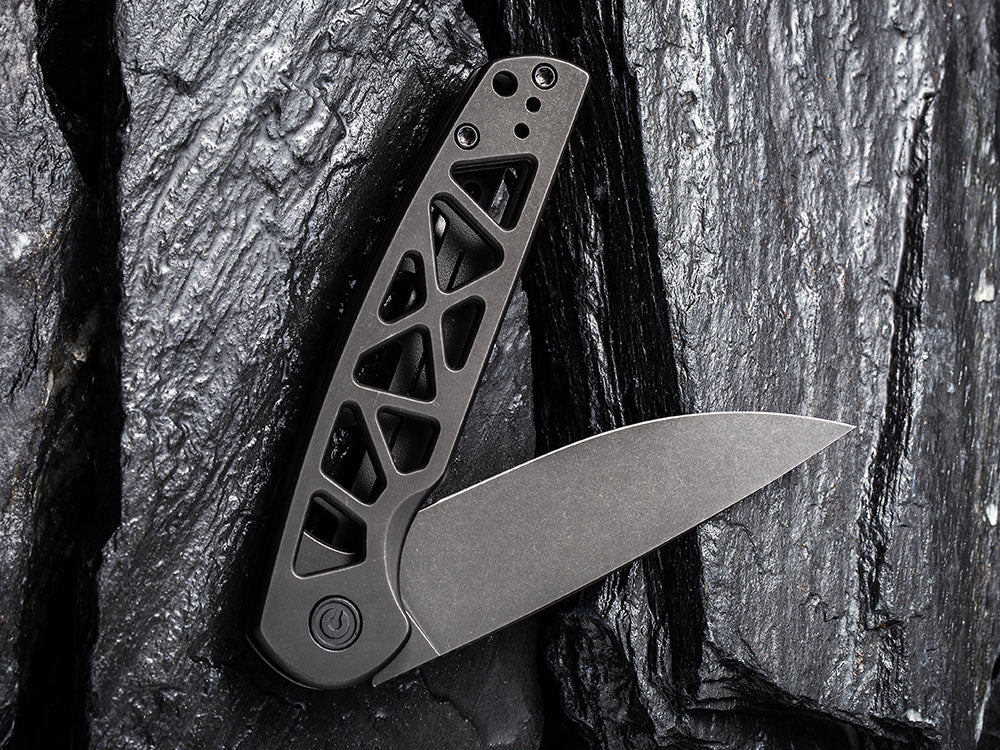 CIVIVI - C20006 PERF - NITRO-V Blade - Stainless Steel Handle