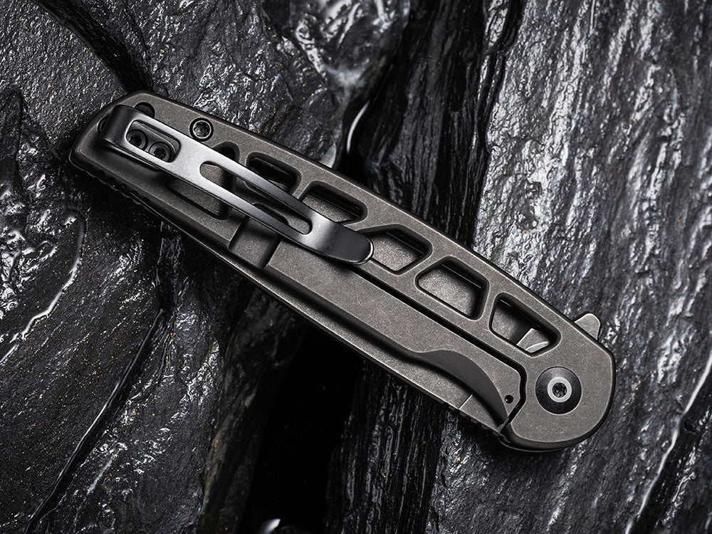 CIVIVI - C20006 PERF - NITRO-V Blade - Stainless Steel Handle
