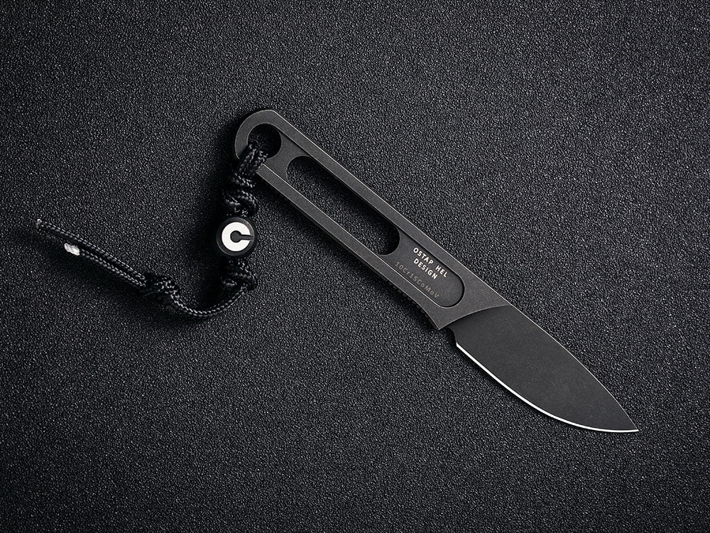 CIVIVI - C20026 MINIMIS - 10CR Blade and Handle - Neck Knife with Sheath - Ostap Hel Design