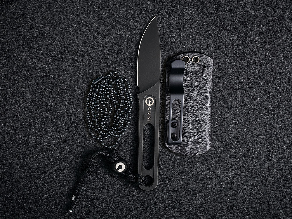 CIVIVI - C20026 MINIMIS - 10CR Blade and Handle - Neck Knife with Sheath - Ostap Hel Design