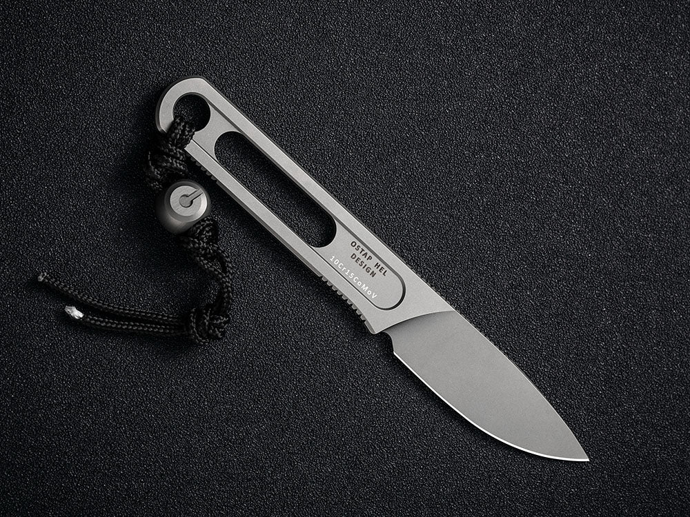 CIVIVI - C20026 MINIMIS - 10CR Blade and Handle - Neck Knife with Sheath - Ostap Hel Design