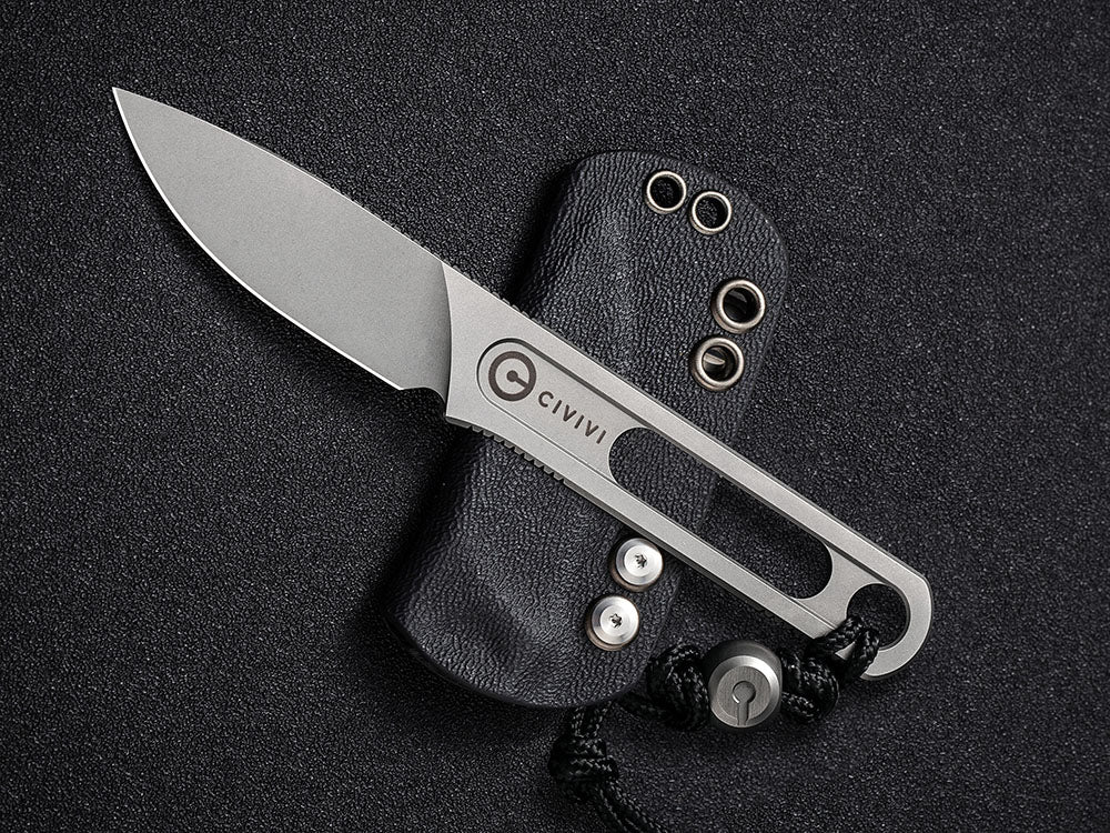 CIVIVI - C20026 MINIMIS - 10CR Blade and Handle - Neck Knife with Sheath - Ostap Hel Design