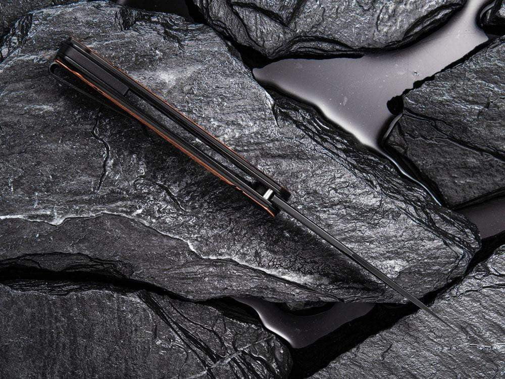 CIVIVI - C2005F Dogma - D2 blade - BLACK COPPER Handle - True Talon