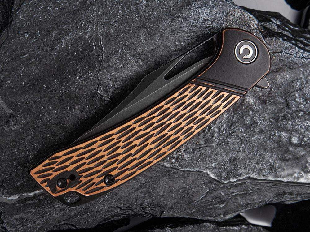 CIVIVI - C2005F Dogma - D2 blade - BLACK COPPER Handle - True Talon