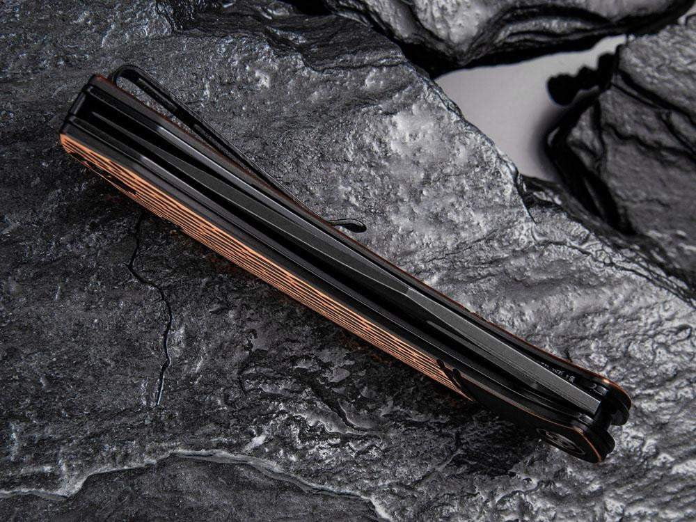 CIVIVI - C2005F Dogma - D2 blade - BLACK COPPER Handle - True Talon
