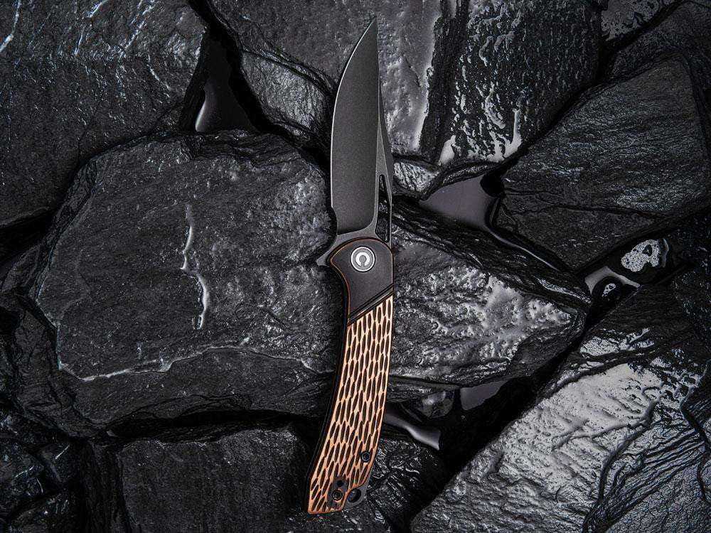 CIVIVI - C2005F Dogma - D2 blade - BLACK COPPER Handle - True Talon