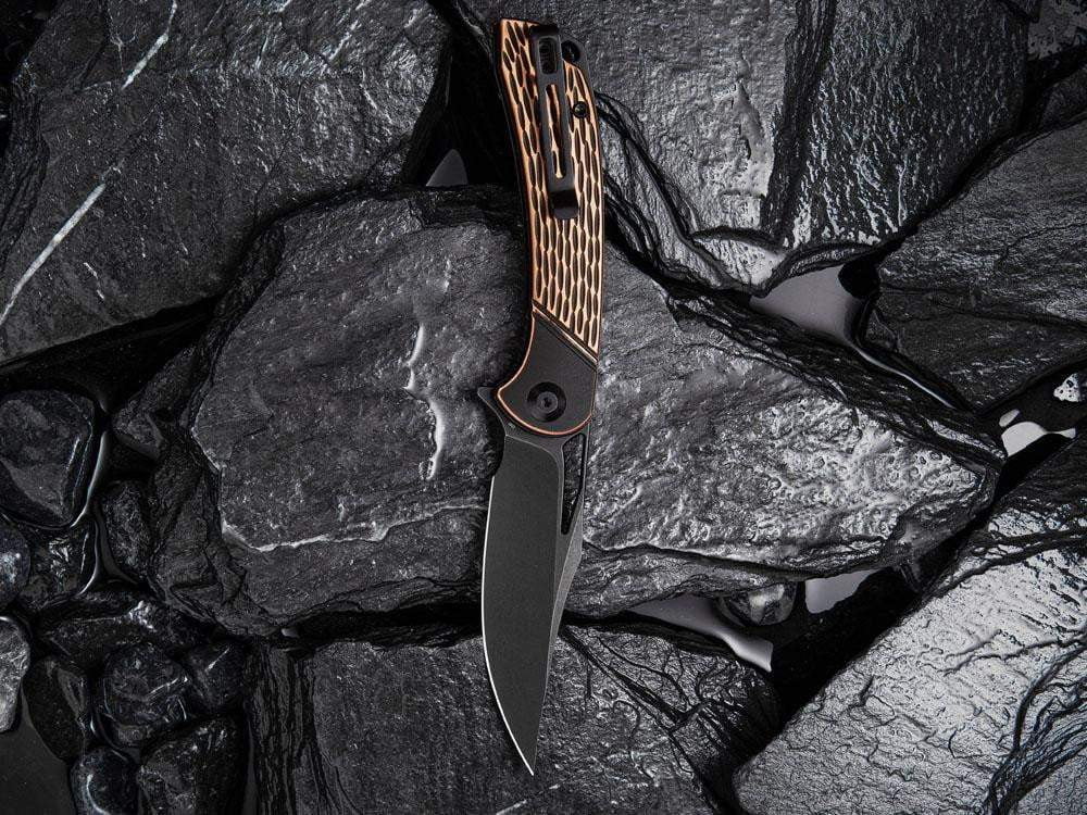 CIVIVI - C2005F Dogma - D2 blade - BLACK COPPER Handle - True Talon