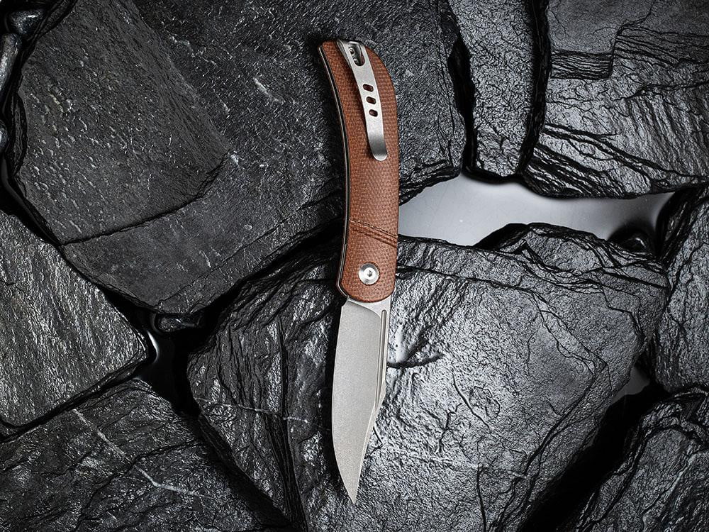 CIVIVI - C2015 Appalachian Drifter - Slip Joint - Micarta Handles - True Talon