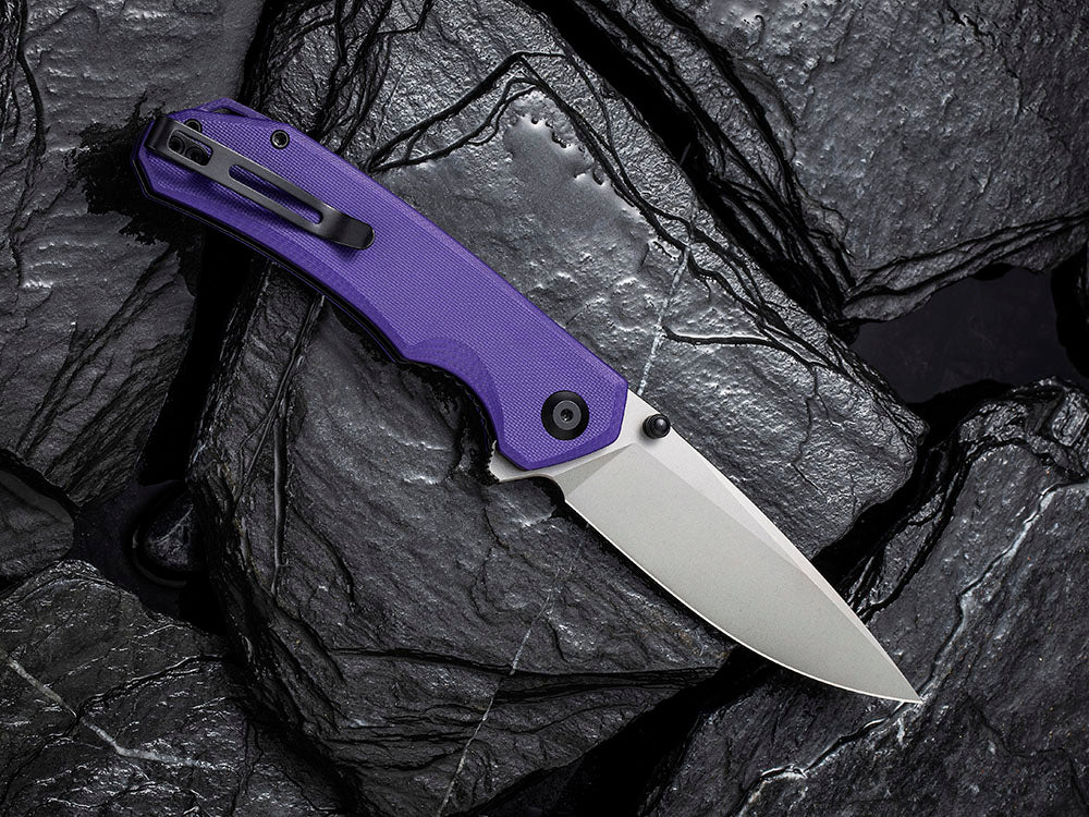 ** BACK AGAIN ** CIVIVI - C2102 Brazen - Sandvik 14C28N DROP POINT blade - G10 Handle