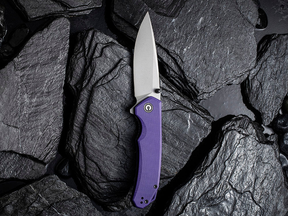 ** BACK AGAIN ** CIVIVI - C2102 Brazen - Sandvik 14C28N DROP POINT blade - G10 Handle