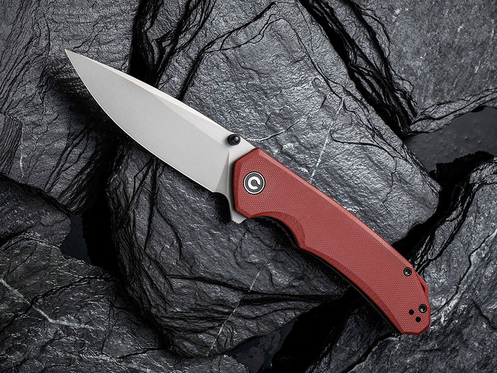 ** BACK AGAIN ** CIVIVI - C2102 Brazen - Sandvik 14C28N DROP POINT blade - G10 Handle