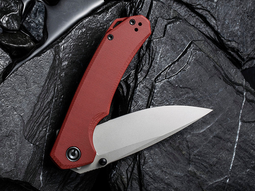 ** BACK AGAIN ** CIVIVI - C2102 Brazen - Sandvik 14C28N DROP POINT blade - G10 Handle