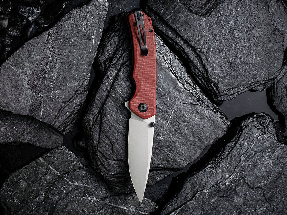 ** BACK AGAIN ** CIVIVI - C2102 Brazen - Sandvik 14C28N DROP POINT blade - G10 Handle