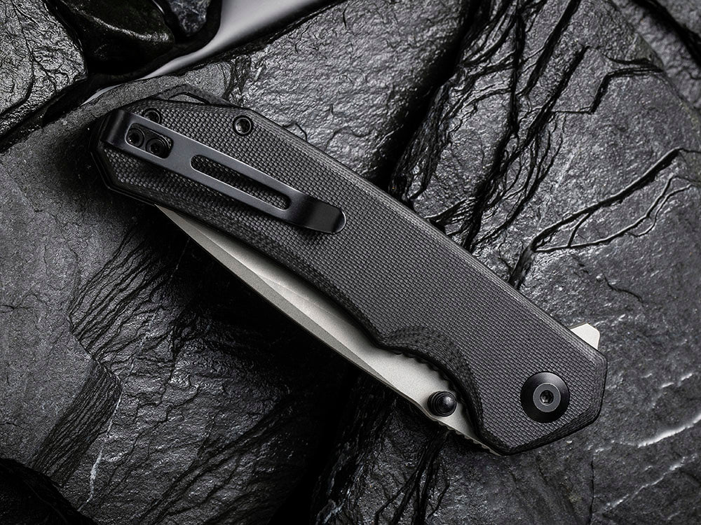 ** BACK AGAIN ** CIVIVI - C2102 Brazen - Sandvik 14C28N DROP POINT blade - G10 Handle